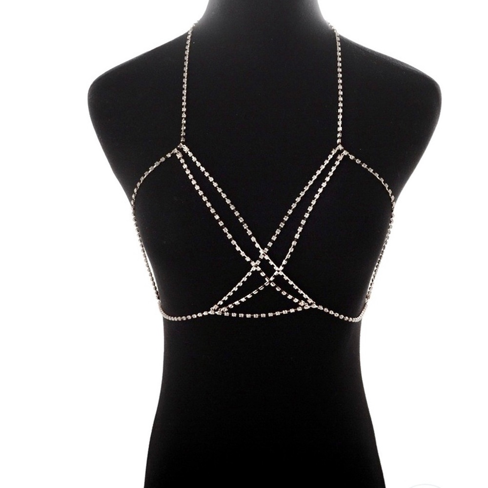 💫SILVER BRA BODY JEWELRY - Picture 2 of 5